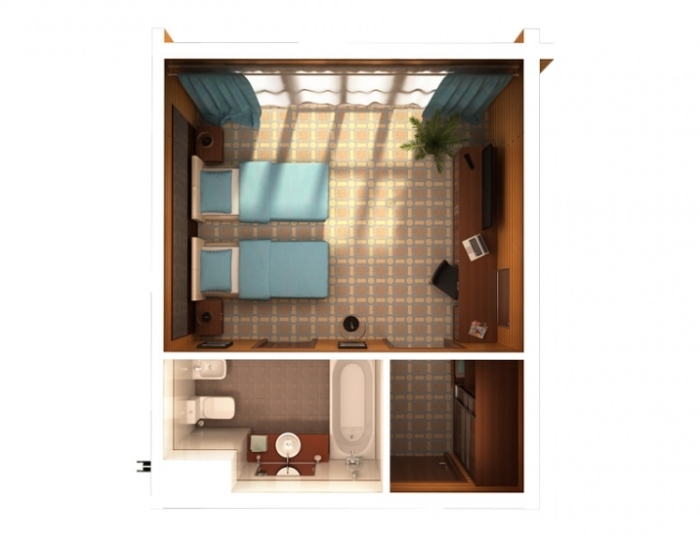 Simple Suite (Симпл сьют) - Отель LES Art Resort / Лес Арт Резорт